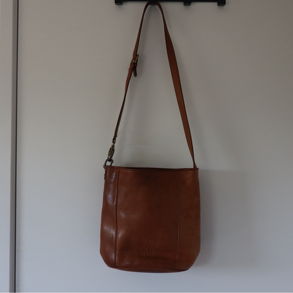 Brown Leather Unisex Bag
